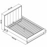 Riley Rustic Oak Bedframe Riley Rustic Oak Bedframe