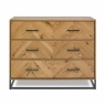 Riley Rustic Oak 3 Drawer Chest Riley Rustic Oak 3 Drawer Chest