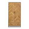 Riley Rustic Oak Double Wardrobe with 1 Drawer Riley Rustic Oak Double Wardrobe with 1 Drawer