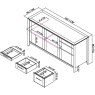 Ibsen Grey Wide Sideboard Ibsen Grey Wide Sideboard