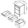 Ibsen Grey Filing Cabinet Ibsen Grey Filing Cabinet
