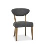 Ellis Rustic Oak Upholstered Dining Chair Ellis Rustic Oak Upholstered Dining Chair