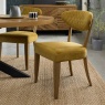 Ellis Rustic Oak Upholstered Dining Chair Ellis Rustic Oak Upholstered Dining Chair