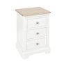 Bideford Painted 3 Drawer Bedside Chest Bideford Painted 3 Drawer Bedside Chest