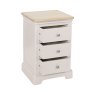 Bideford Painted 3 Drawer Bedside Chest Bideford Painted 3 Drawer Bedside Chest