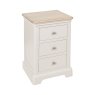 Bideford Painted 3 Drawer Bedside Chest Bideford Painted 3 Drawer Bedside Chest