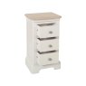 Bideford Painted 3 Drawer Compact Bedside Chest Bideford Painted 3 Drawer Compact Bedside Chest