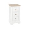 Bideford Painted 3 Drawer Compact Bedside Chest Bideford Painted 3 Drawer Compact Bedside Chest