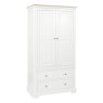 Bideford Painted 2 Drawer Gents Wardrobe Bideford Painted 2 Drawer Gents Wardrobe