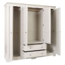 Bideford Painted 4 Door Wardrobe Bideford Painted 4 Door Wardrobe