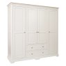 Bideford Painted 4 Door Wardrobe Bideford Painted 4 Door Wardrobe