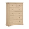 Bideford Oak 2 Over 4 Drawer Chest Bideford Oak 2 Over 4 Drawer Chest