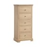 Bideford Oak 5 Drawer Wellington Chest Bideford Oak 5 Drawer Wellington Chest