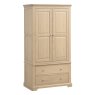 Bideford Oak 2 Drawer Gents Wardrobe Bideford Oak 2 Drawer Gents Wardrobe