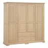 Bideford Oak 4 Door Wardrobe Bideford Oak 4 Door Wardrobe