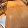 Showroom Clearance: Northleach Oak Large Extending Dining Table & 4x Ladder Back Dining Chairs Showroom Clearance: Northleach Oak Large Extending Dining Table & 4x Ladder Back Dining Chairs