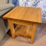 Showroom Clearance: Warwick Oak WN301S Lamp Table with Shelf Showroom Clearance: Warwick Oak WN301S Lamp Table with Shelf