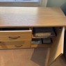 Showroom Clearance: Warwick Oak WN8 3 Drawer Sideboard Showroom Clearance: Warwick Oak WN8 3 Drawer Sideboard