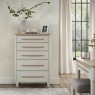 Jansson Oak 5 Drawer Tall Chest Jansson Oak 5 Drawer Tall Chest