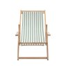 Clevedon Deckchair in Verde Stripe Clevedon Deckchair in Verde Stripe