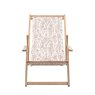 Clevedon Deckchair in Clay Flora