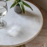 Garcia Round Side Table in Dusk Garcia Round Side Table in Dusk