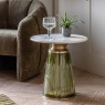 Garcia Round Side Table in Dusk Garcia Round Side Table in Dusk