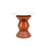 Tasso Round Side Table in Orange Tasso Round Side Table in Orange