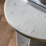 Eco Marble Side Table in White Eco Marble Side Table in White