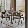 Hertford Small Square Dining Table in Smoked Oak Hertford Small Square Dining Table in Smoked Oak