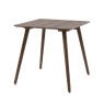 Hertford Small Square Dining Table in Smoked Oak