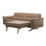 Stressless Stella 1.25 Seater & Longseat Sofa with Wood Arm Stressless Stella 1.25 Seater & Longseat Sofa with Wood Arm