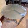 Showroom Clearance: Round Frosted Glass Coffee Table Showroom Clearance: Round Frosted Glass Coffee Table