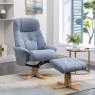 Dante Swivel Recliner Chair & Stool Dante Swivel Recliner Chair & Stool