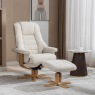 Steren Swivel Recliner Chair & Stool Steren Swivel Recliner Chair & Stool