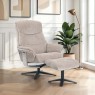 Hancock Swivel Recliner Chair & Stool Hancock Swivel Recliner Chair & Stool