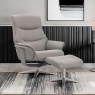 Hancock Swivel Recliner Chair & Stool Hancock Swivel Recliner Chair & Stool