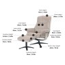 Hancock Swivel Recliner Chair & Stool Hancock Swivel Recliner Chair & Stool