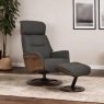 Rhys Swivel Recliner Chair & Stool Rhys Swivel Recliner Chair & Stool