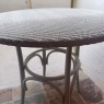 Showroom Clearance: Lloyd Loom Bistro Table Showroom Clearance: Lloyd Loom Bistro Table