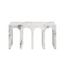 Arches Console Calcatta Marble Table Arches Console Calcatta Marble Table