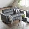 Stressless Fiona 2 Seater Sofa with Wood Arms Stressless Fiona 2 Seater Sofa with Wood Arms