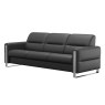 Stressless Fiona 3 Seater Sofa with Steel Arms Stressless Fiona 3 Seater Sofa with Steel Arms