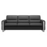 Stressless Fiona 3 Seater Sofa with Steel Arms Stressless Fiona 3 Seater Sofa with Steel Arms