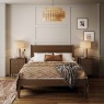 Paterson Dark Panelled Bedframe Paterson Dark Panelled Bedframe