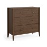 Paterson Dark 3 Drawer Chest