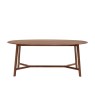 Jacobsen Walnut Oval Dining Table