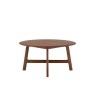 Jacobsen Walnut Round Coffee Table Jacobsen Walnut Round Coffee Table