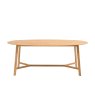 Jacobsen Oak Oval Dining Table