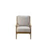 Hythe Armchair in Natural Fabric